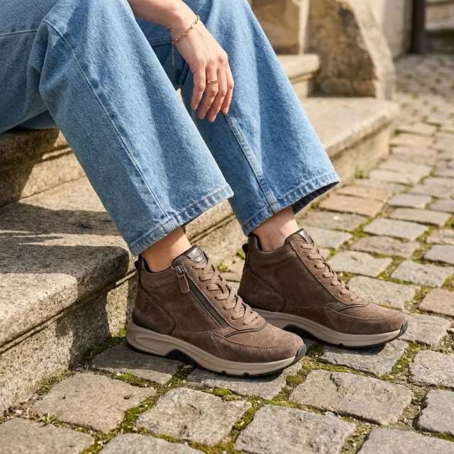 Gabor Rollingsoft veterboots taupe, foto 8