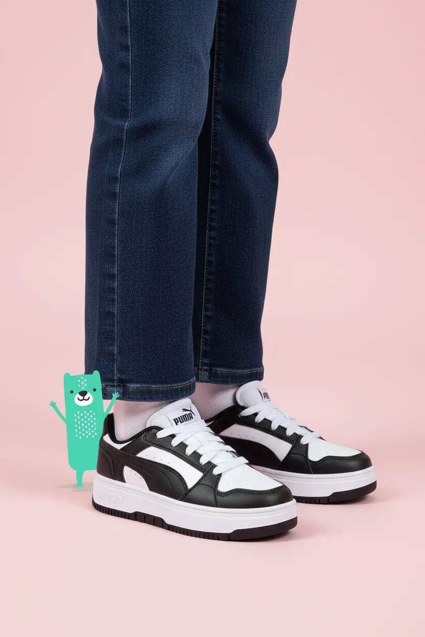 Puma Rebound Femme sneaker wit, foto 6