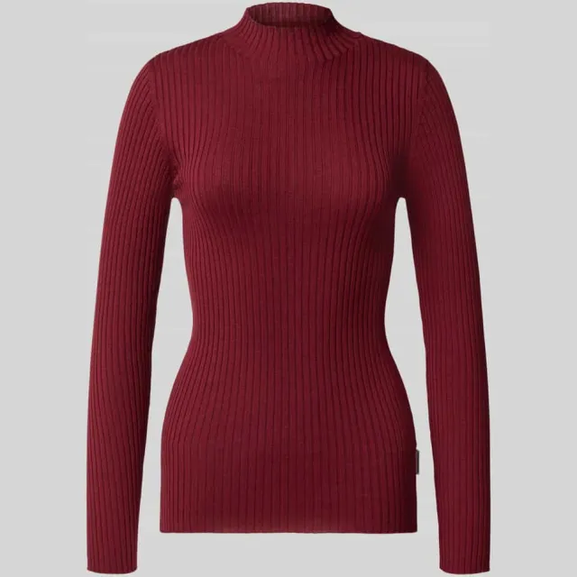 ARMEDANGELS Slim fit pullover van pure katoen model 'ALAANIA' Rood
