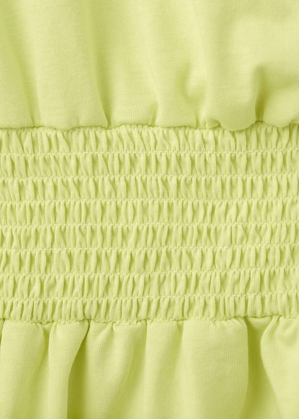 Mango Kids jurk met smockwerk limegroen, foto 6