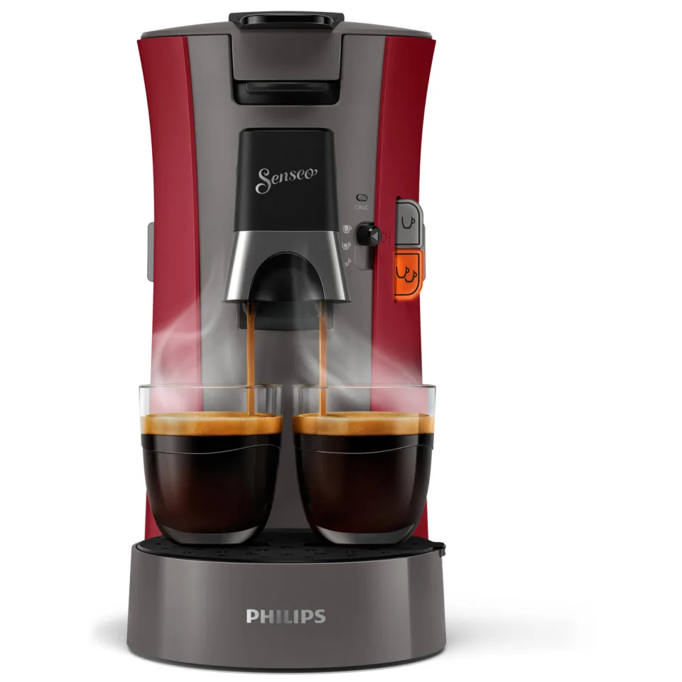 Philips Senseo Select CSA230/90 koffiepadmachine rood, foto 2