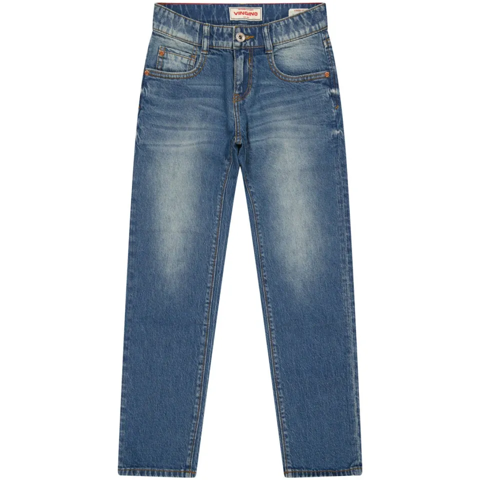Vingino Bruno regular fit jeans - middelblauw blue vintage, foto 2