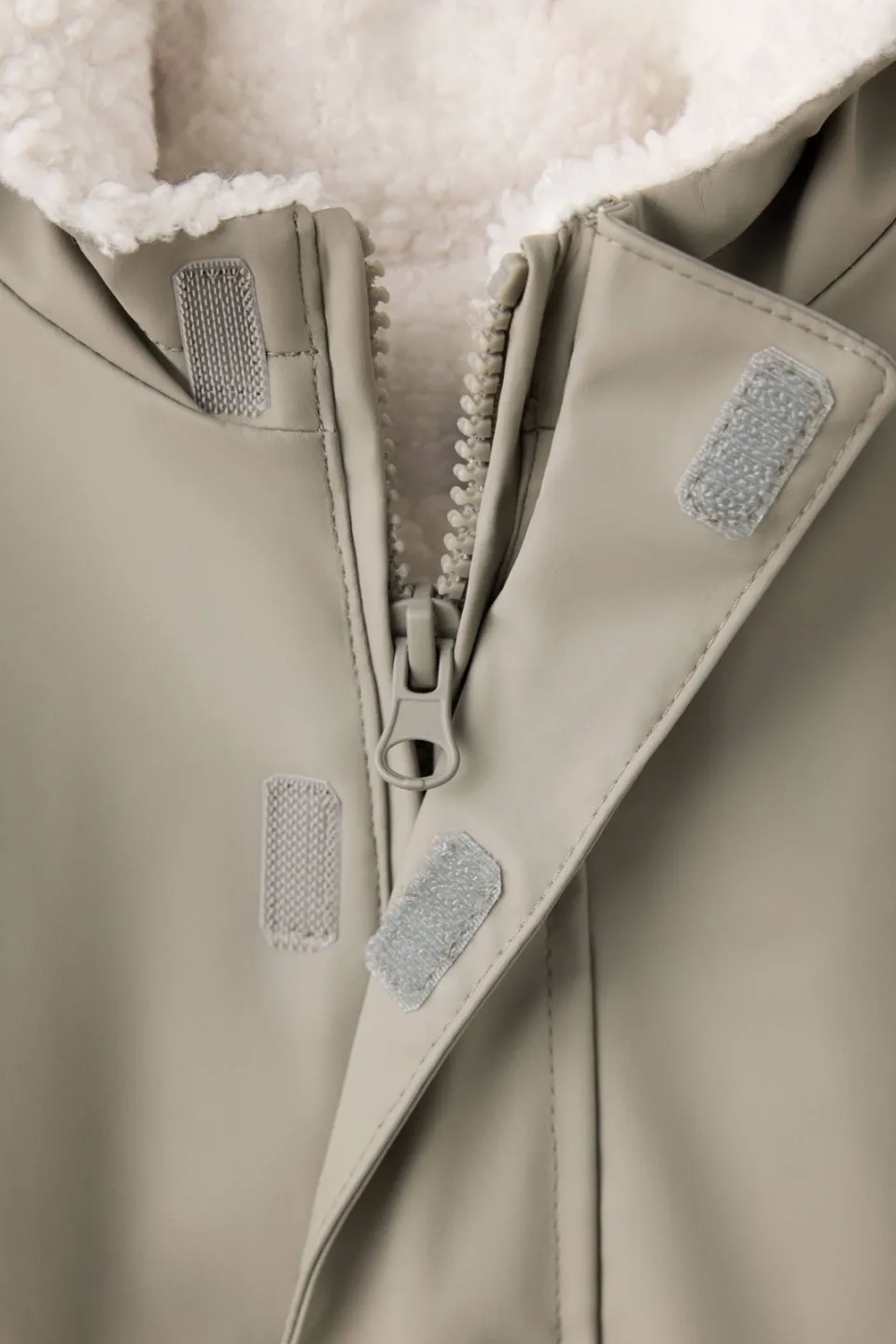 Mango gewatteerde winteroverall taupe, foto 4