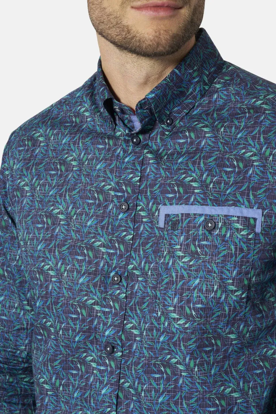 Babista regular fit overhemd Plus Size met print - donkerblauw, foto 6