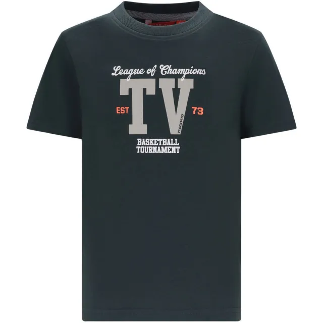 TYGO & vito jersey T-shirt donkergroen, foto 2