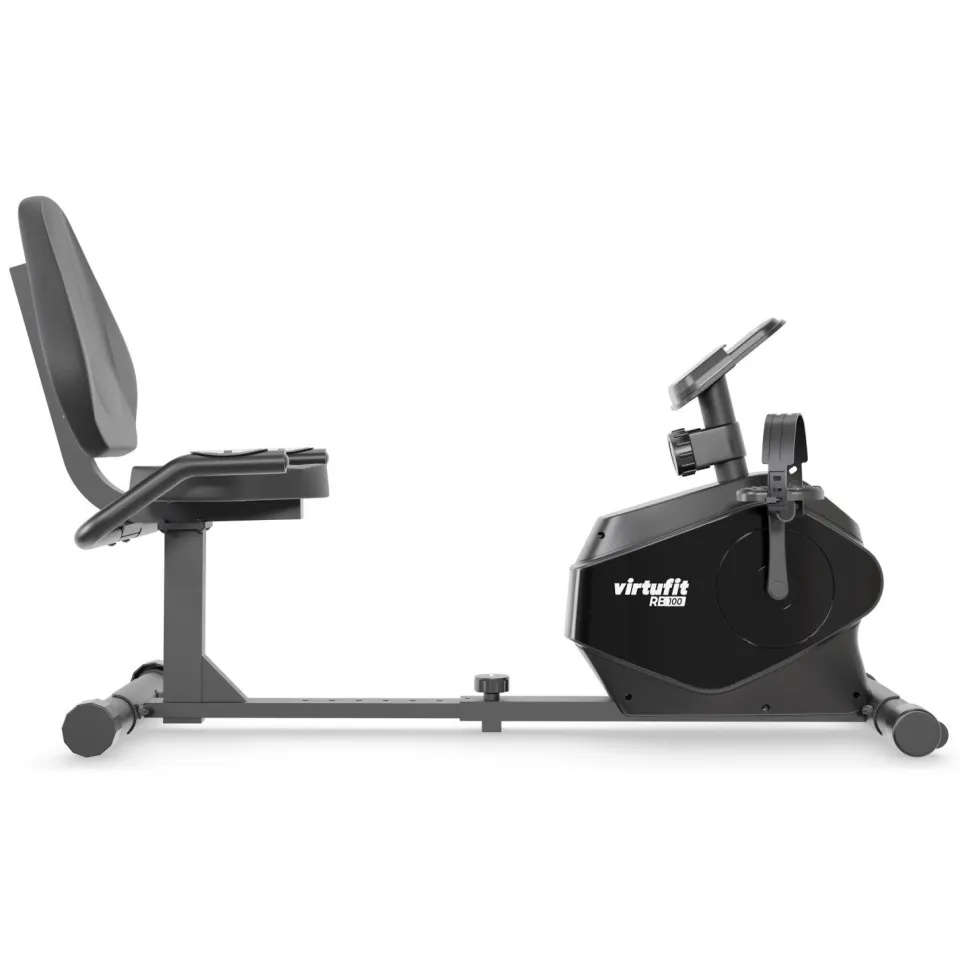 Virtufit RB100 recumbent ligfiets zwart, foto 5
