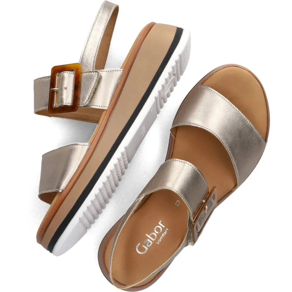 Gabor Sandalen 744.4 Goud, foto 5