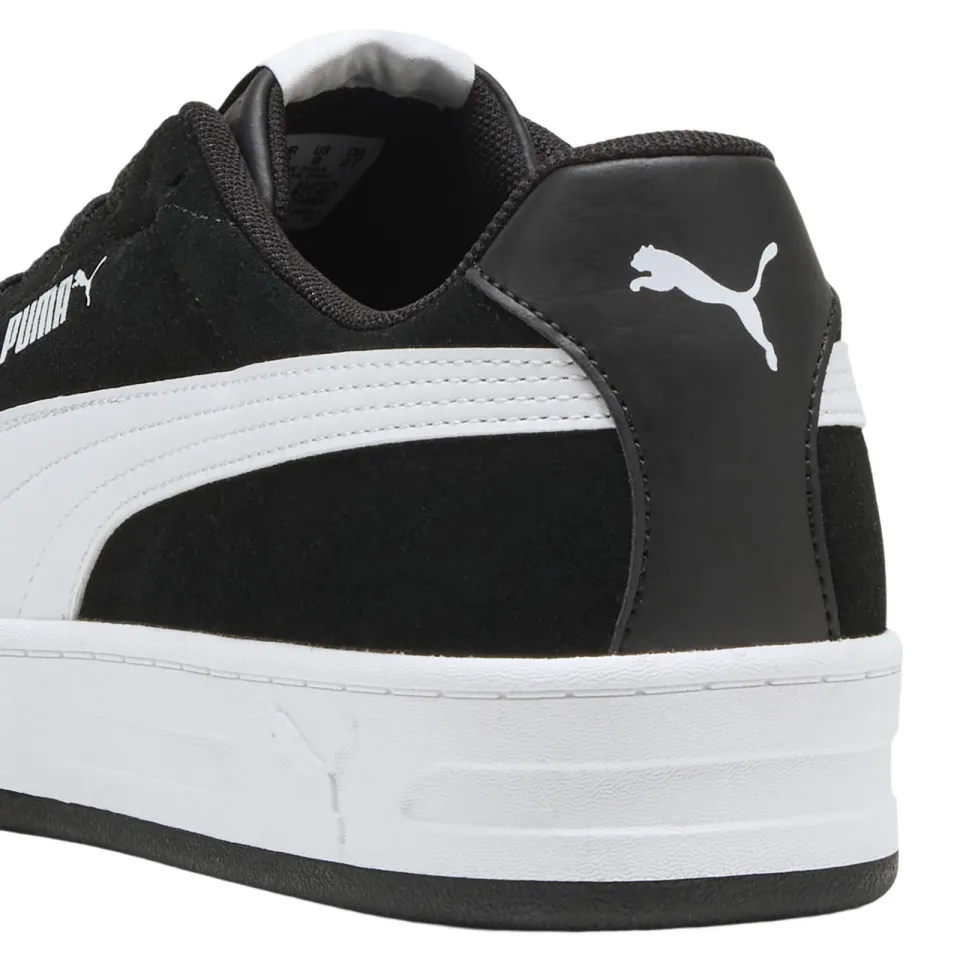 Puma Court Classic Clean suède sneakers - zwart/wit, foto 6