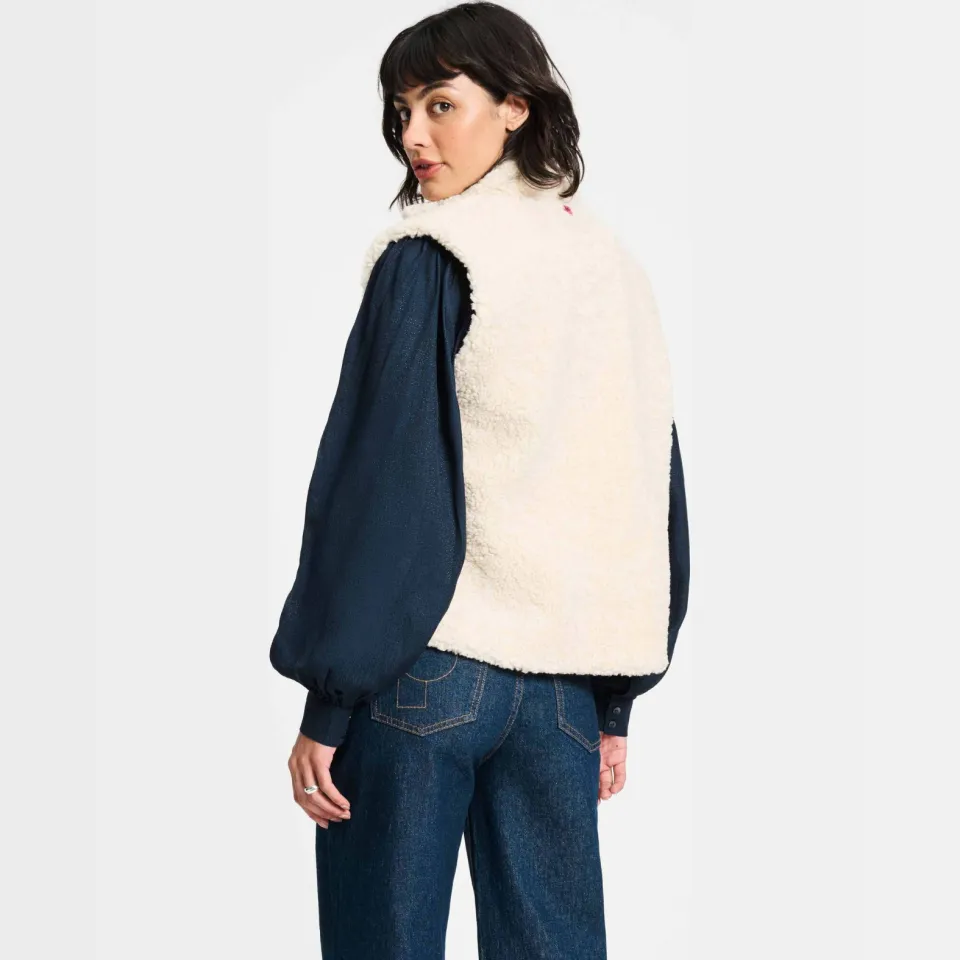 POM Amsterdam gilet ecru, foto 7