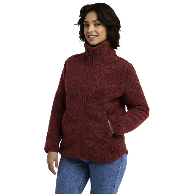 Jack Wolfskin teddy outdoor vest - bordeaux Rood