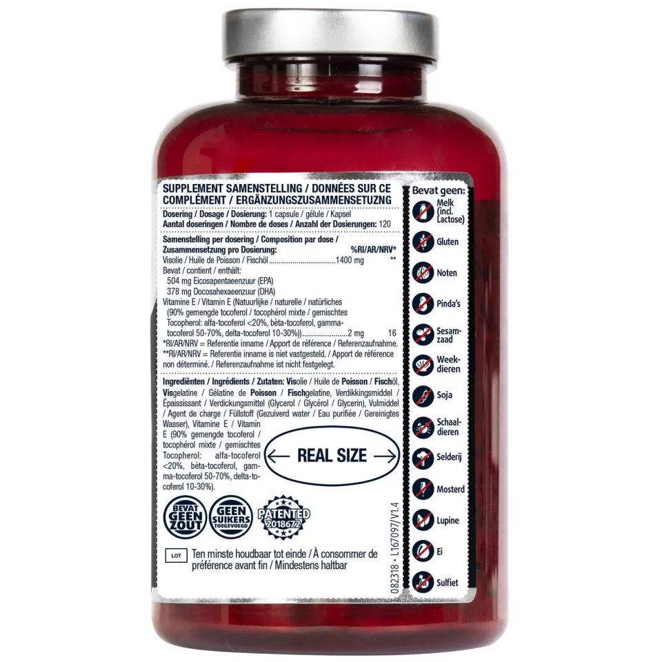 Lucovitaal Omega 3 Visolie Puur Koudwater, foto 2