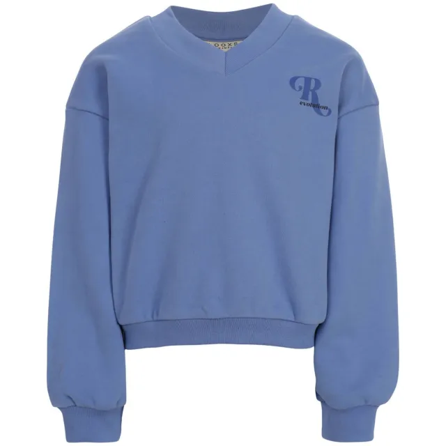 LOOXS 10sixteen rechtvallende sweater met backprint - lichtblauw, foto 2