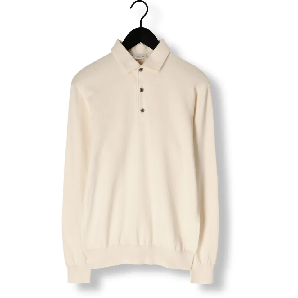 Profuomo Heren Truien & Vesten Luxury Basic - Ecru, foto 2