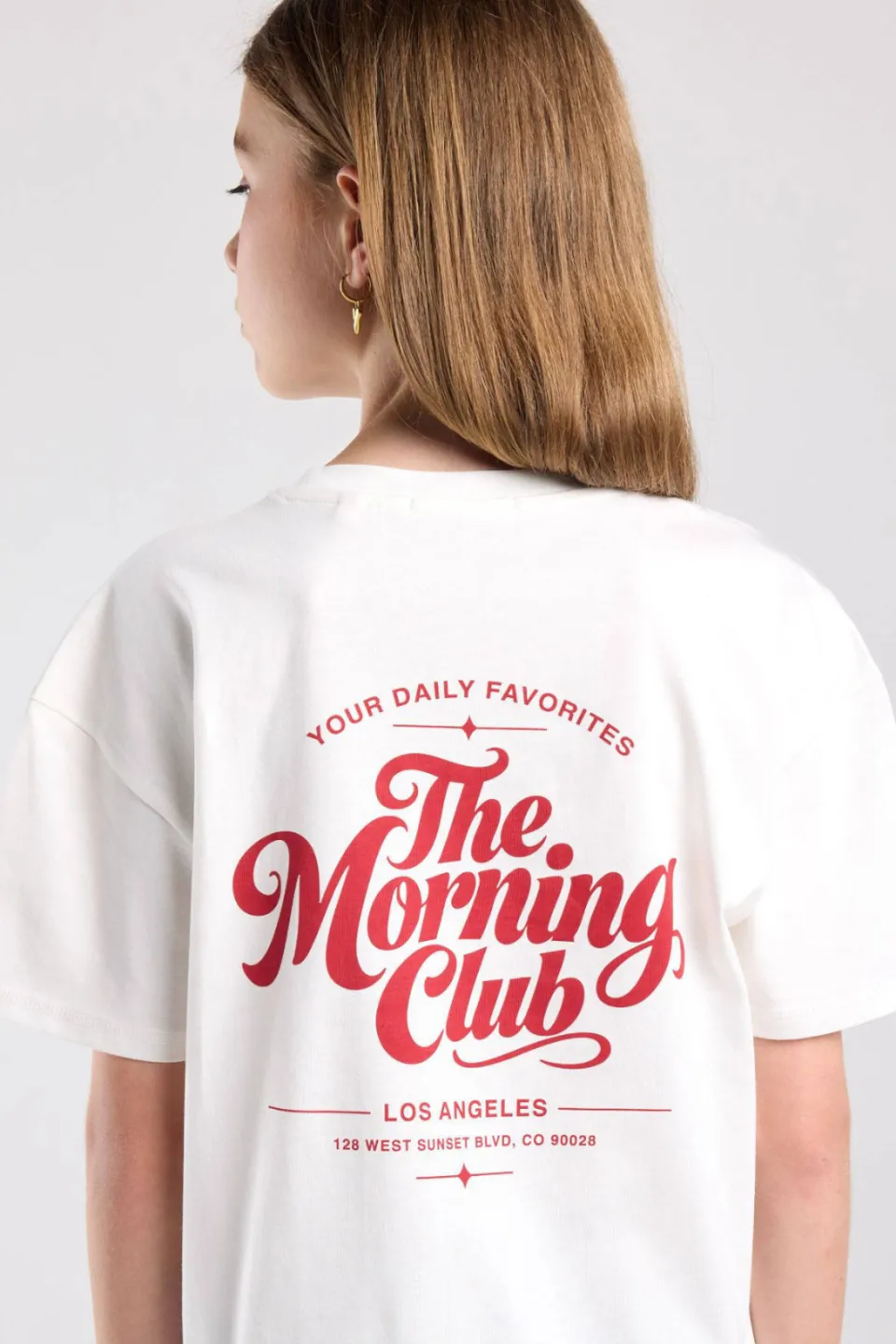 America Today t-shirt met backprint wit, foto 6