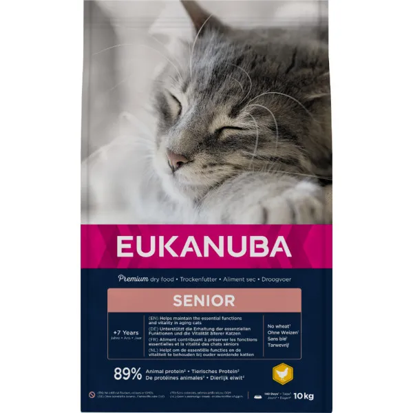 Eukanuba Senior Top Condition kip en lever kattenvoer