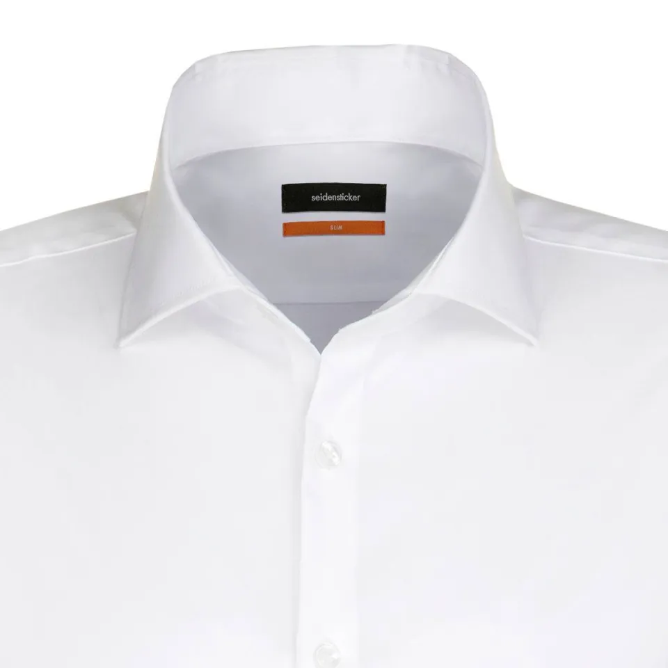 Seidensticker slim fit overhemd wit, foto 3