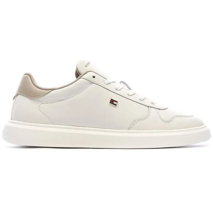 Tommy Hilfiger leren sneakers - wit/beige, foto 2