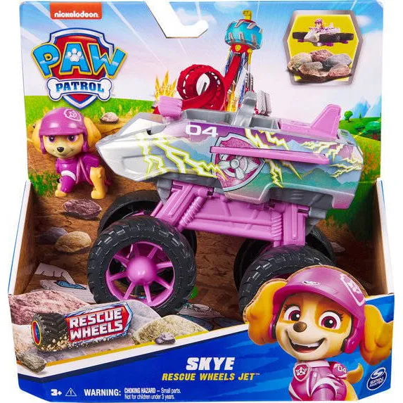 PAW Patrol Rescue Wheels Skye speelgoedauto roze, foto 4