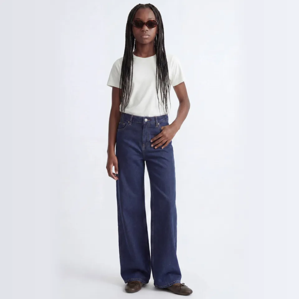 JJXX GIRL JXTOKYO high waist wide leg jeans - mediumblauw Blue denim