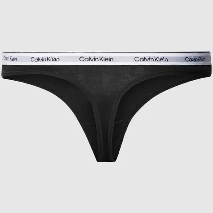 Calvin Klein String met elastische band in een set van 3 stuks zwart, foto 2