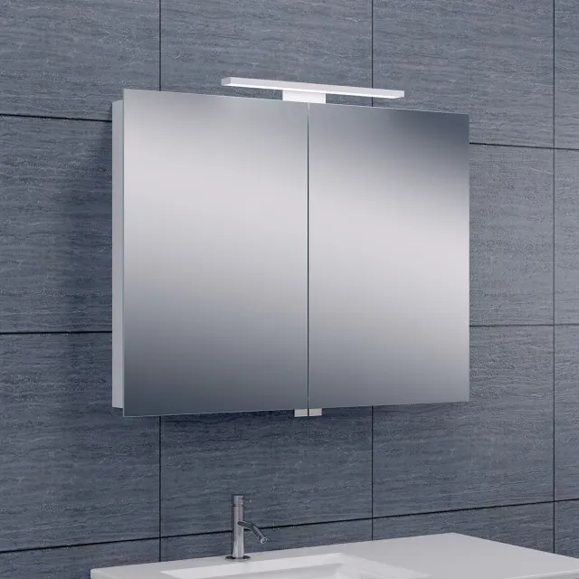 Wiesbaden spiegelkast met led-verlichting 80x60 cm