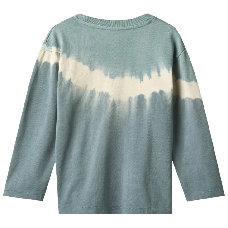 Wheat longsleeve blauw/beige, foto 3