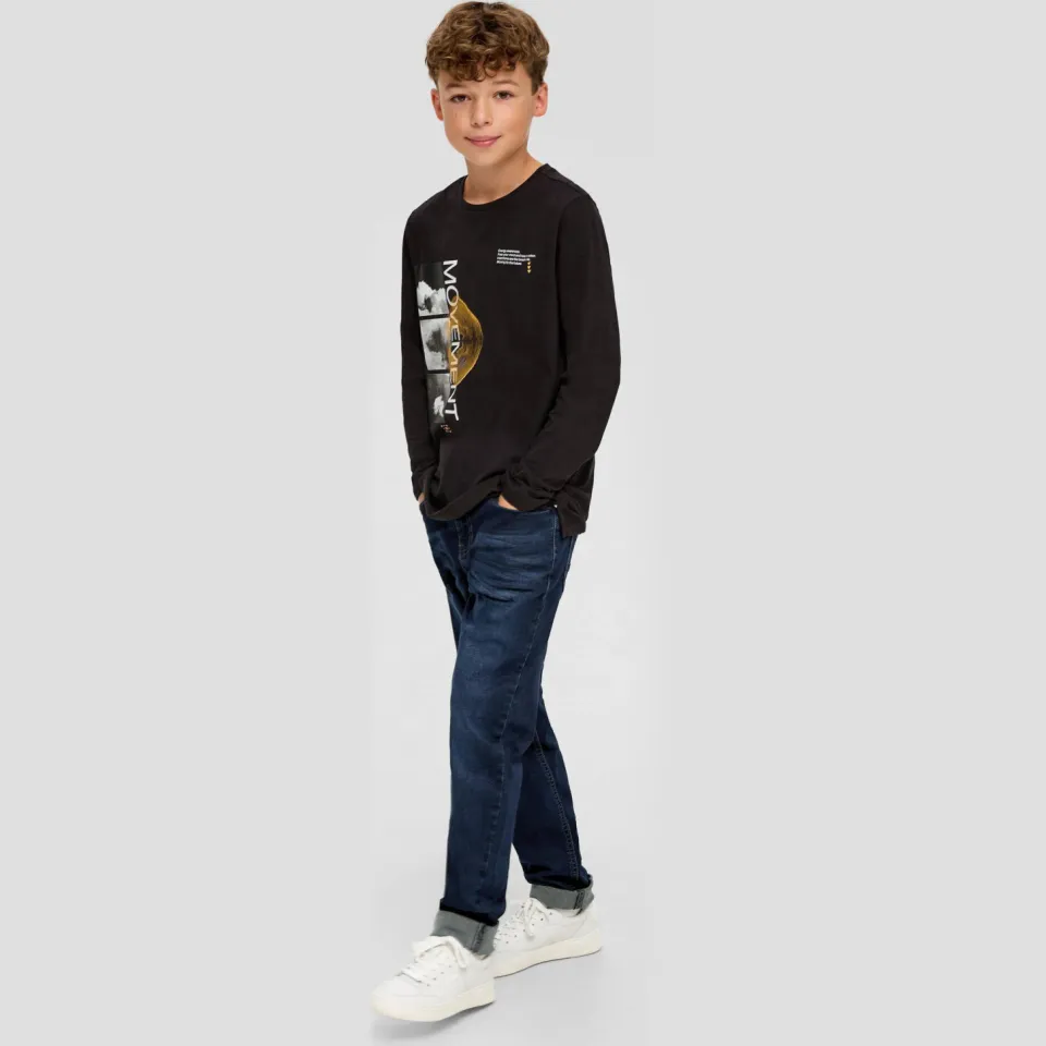s.Oliver Regular fit jeans dark blue denim