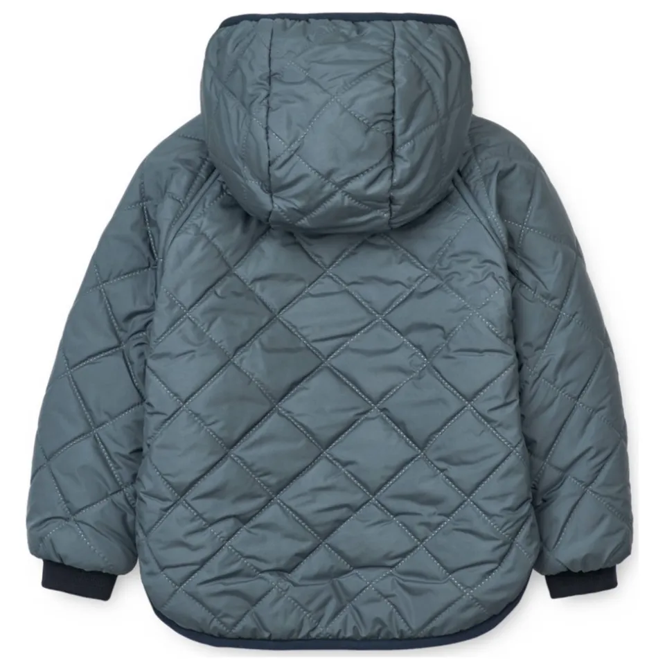 Liewood Jackson reversible winterjas blauw/beige, foto 4