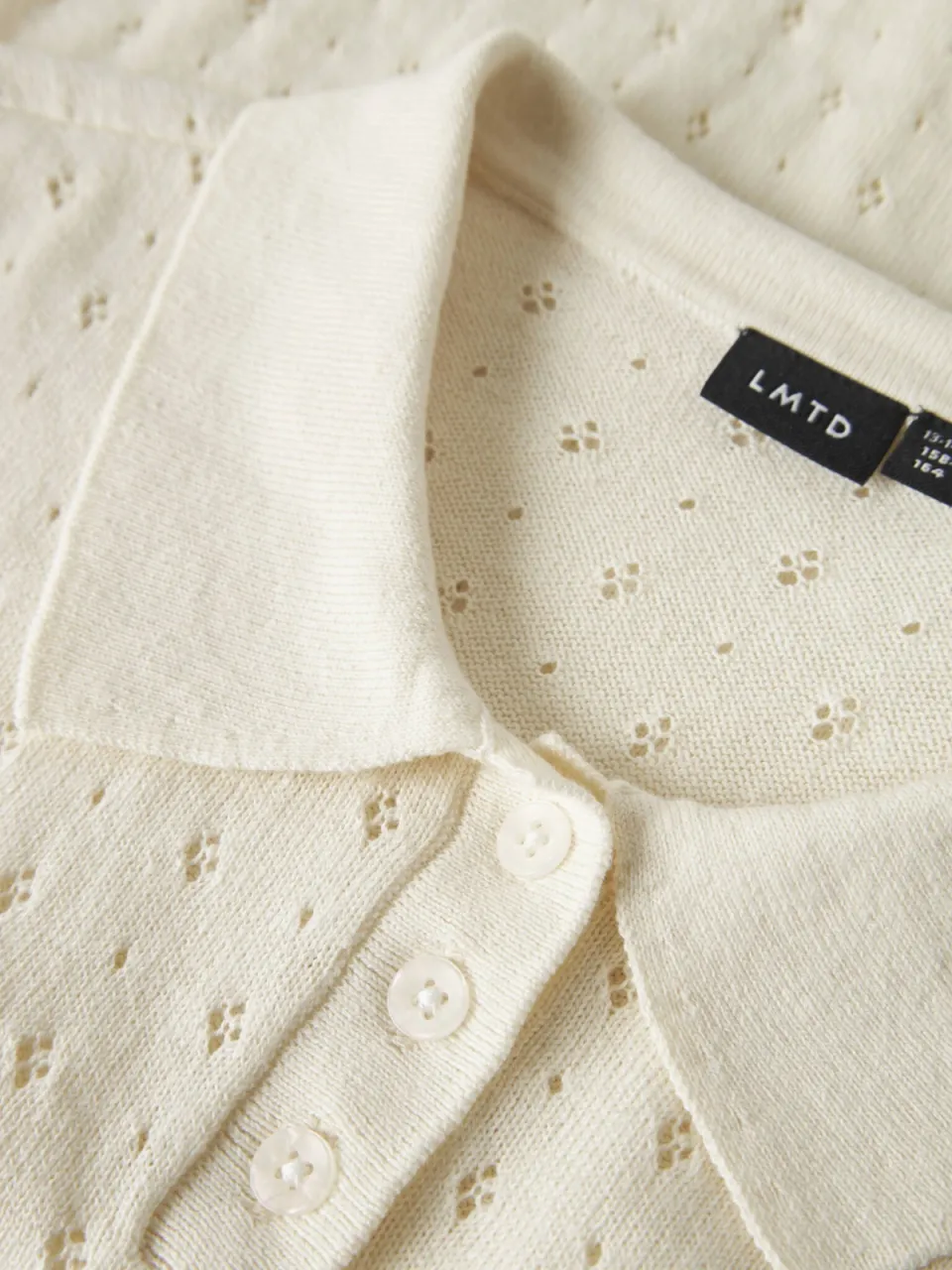 LMTD polo ecru gebreid, foto 6