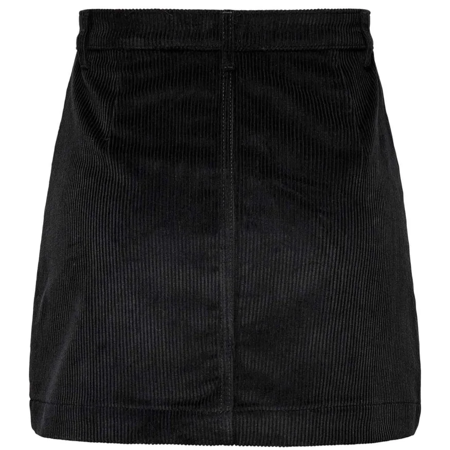 Only ONLAMAZING corduroy minirok zwart, foto 2