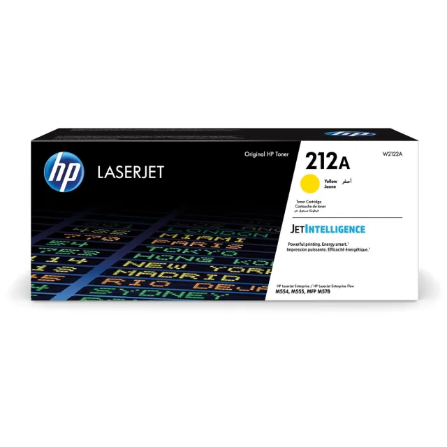 Hp Tonercartridge hp w2122a 212a geel