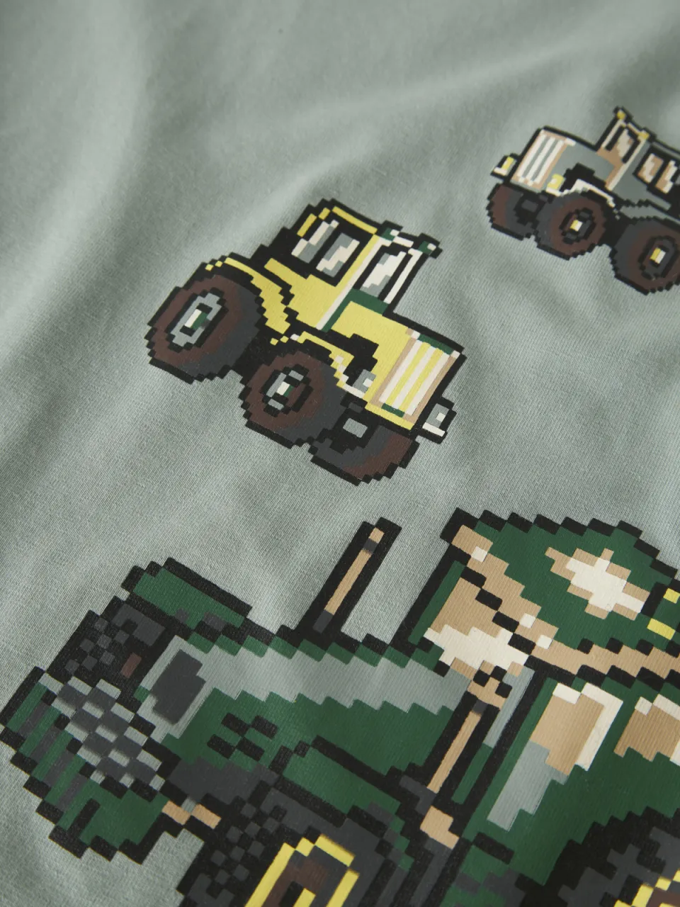 NAME IT MINI longsleeve met print grijsgroen, foto 5