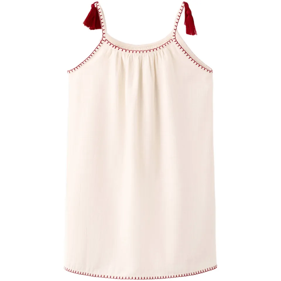 Mango zomerjurk met borduursels ecru, foto 3