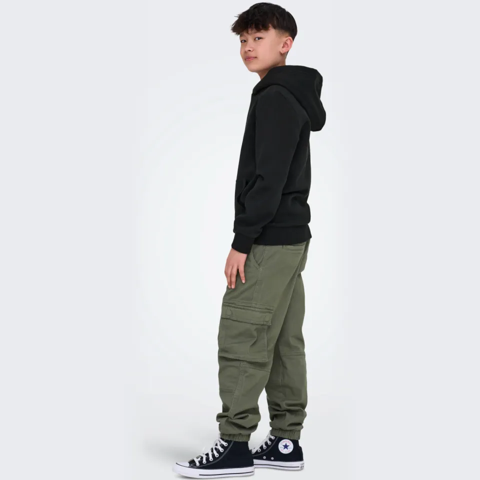 Only & Sons JUNIOR hoodie zwart, foto 4