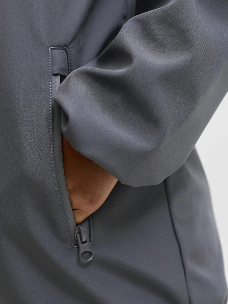 Jack & Jones Junior softshell jas antraciet, foto 6