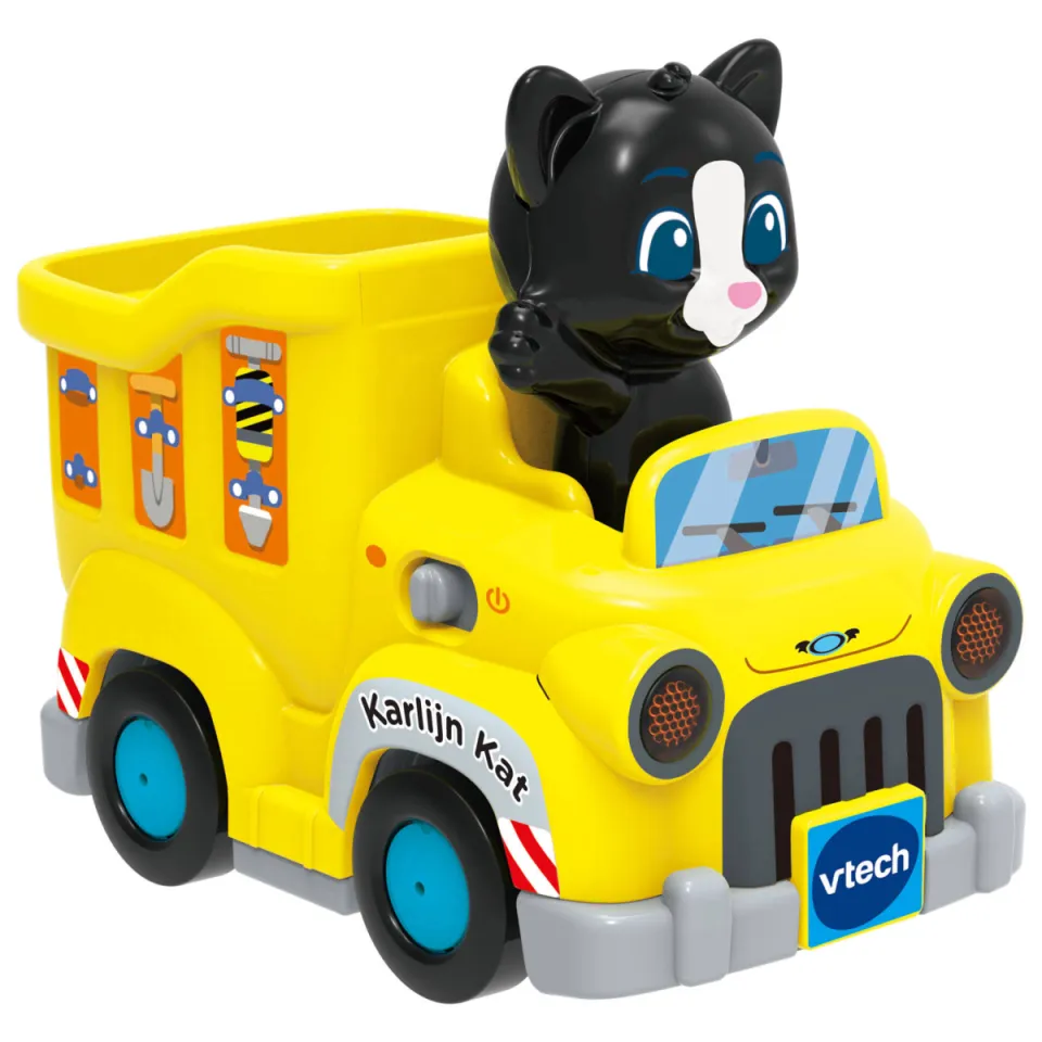 VTech Toet Toet Auto's Karlijn Kat kiepwagen geel, foto 3