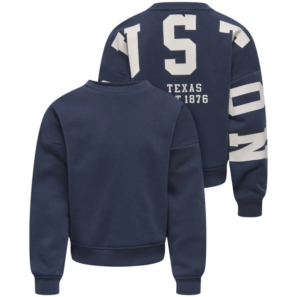 KIDS ONLY GIRL sweater met backprint - donkerblauw, foto 2