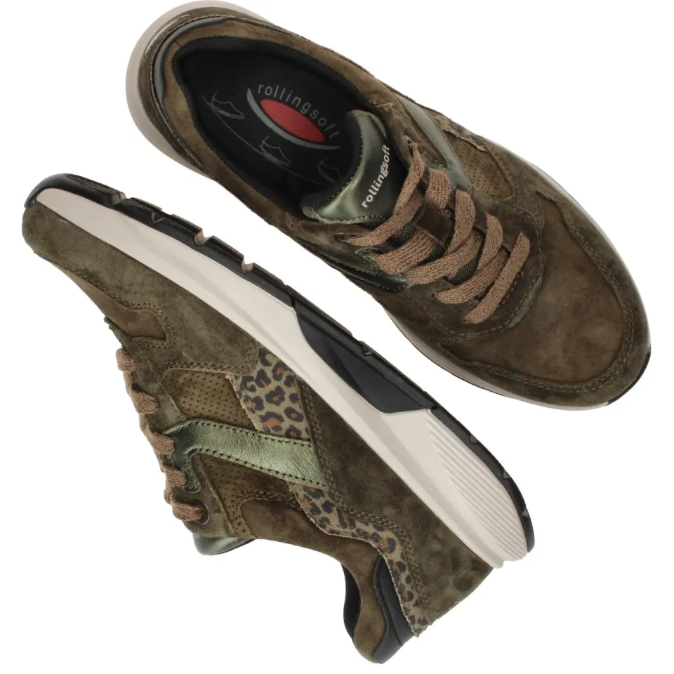 Gabor Rollingsoft sneakers olijfgroen, foto 4