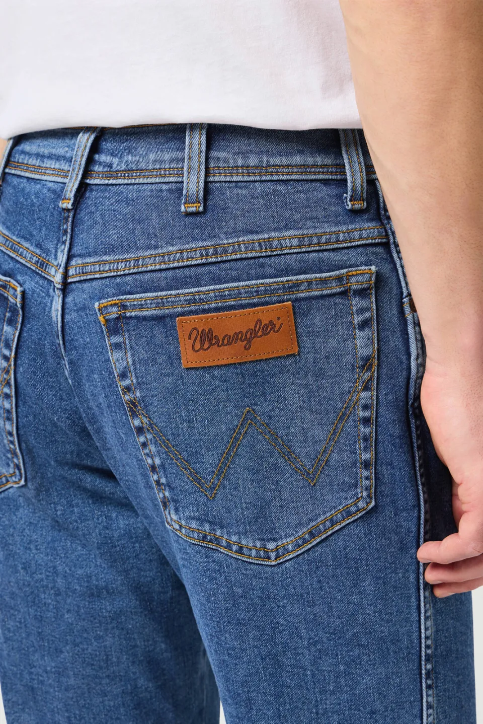 Wrangler regular fit jeans Texas stonewash, foto 6