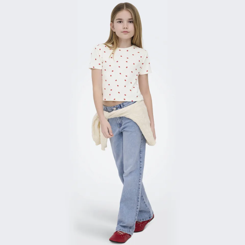 Only KIDS ONLY GIRL wide leg jeans KOGBLAIR light blue denim