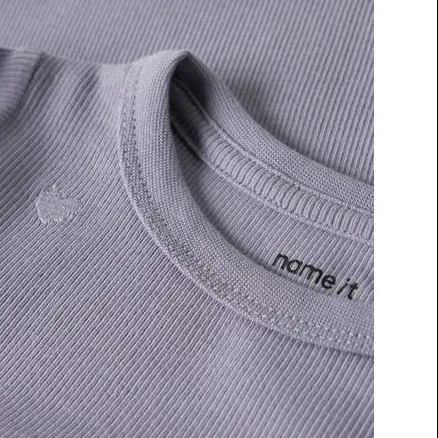 NAME IT t-shirt met hartjes paarsgrijs, foto 3