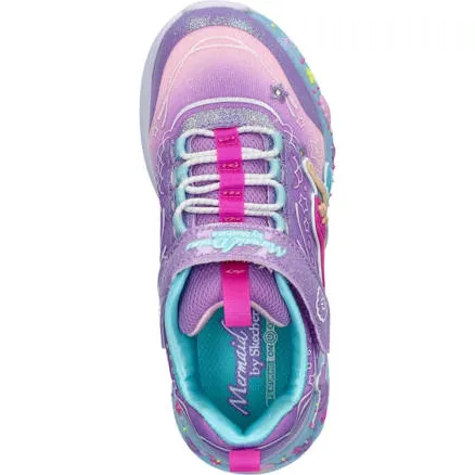 Skechers S Lights Mermaid Dreams sneakers met lichtjes lila, foto 4