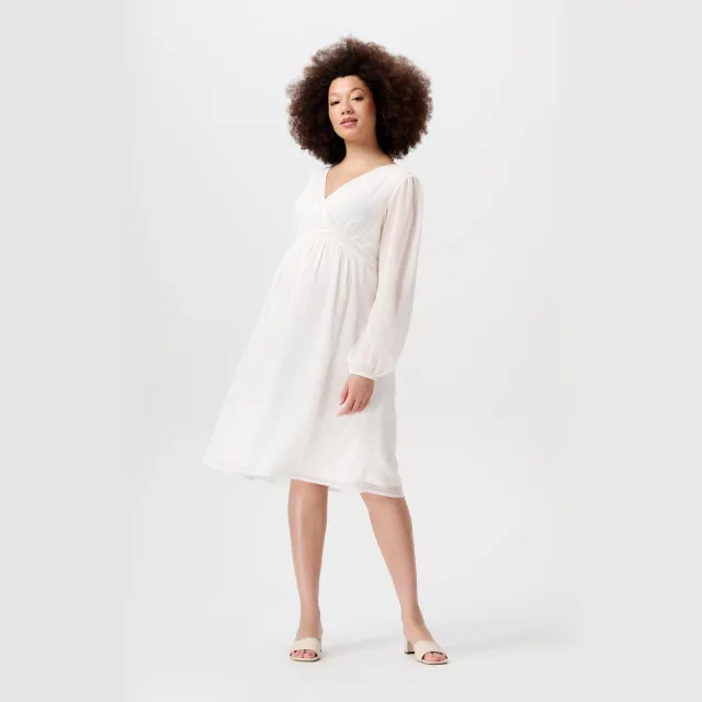 Noppies Jaya zwangerschapsjurk offwhite