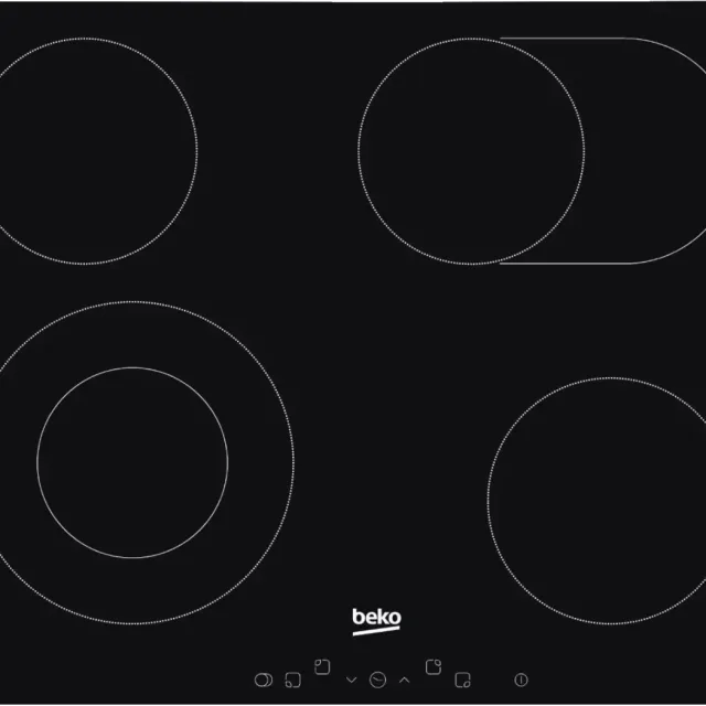 Beko HIC64403 keramische kookplaat zwart