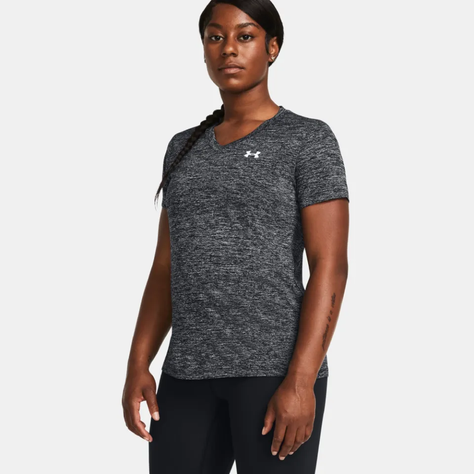 Under Armour Tech Twist Shirt Dames Zwart