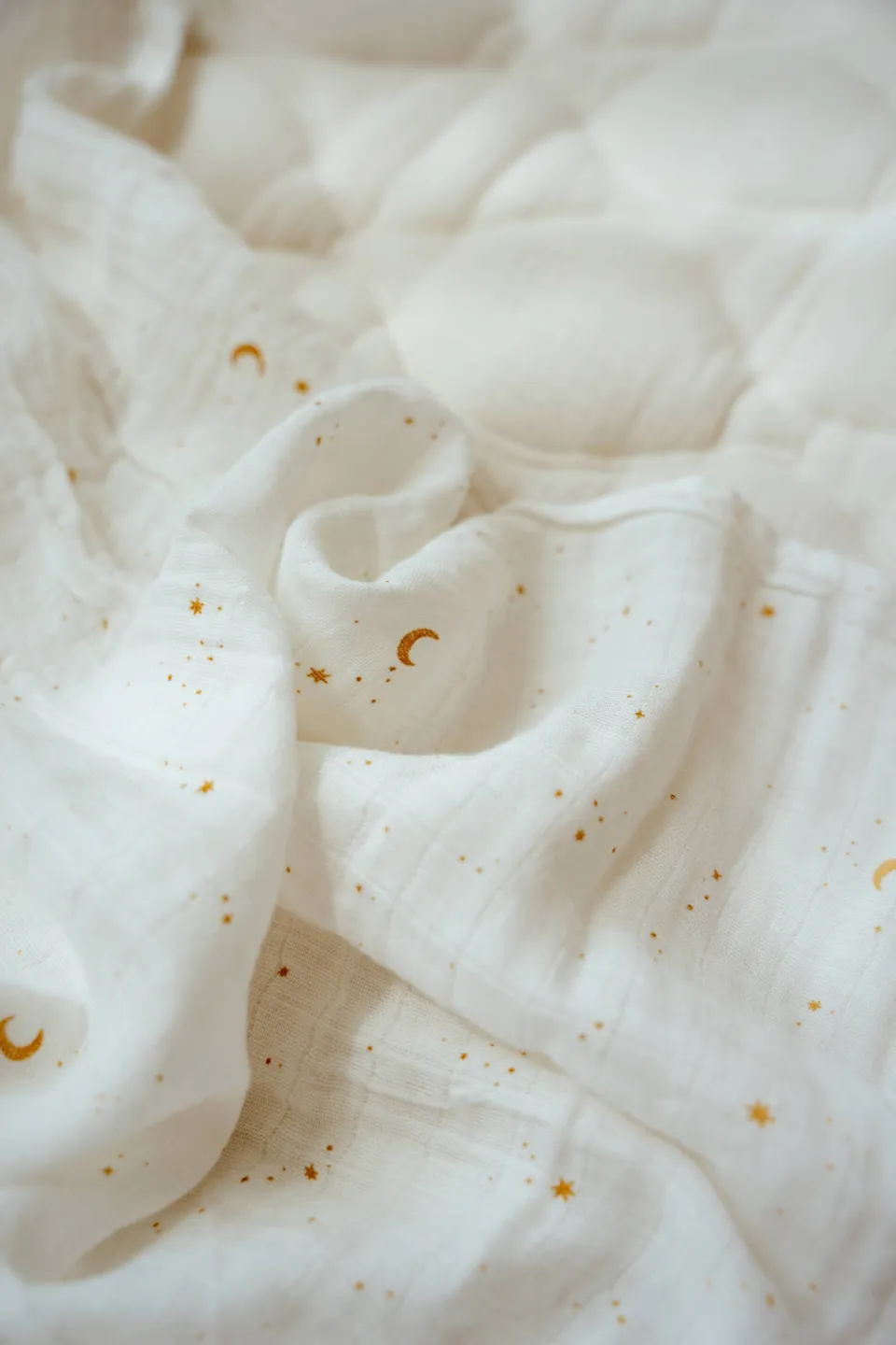 Little Dutch hydrofiele swaddle doek Little Goose beige, foto 8
