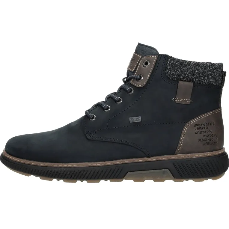 Rieker veterboot blauw, foto 2