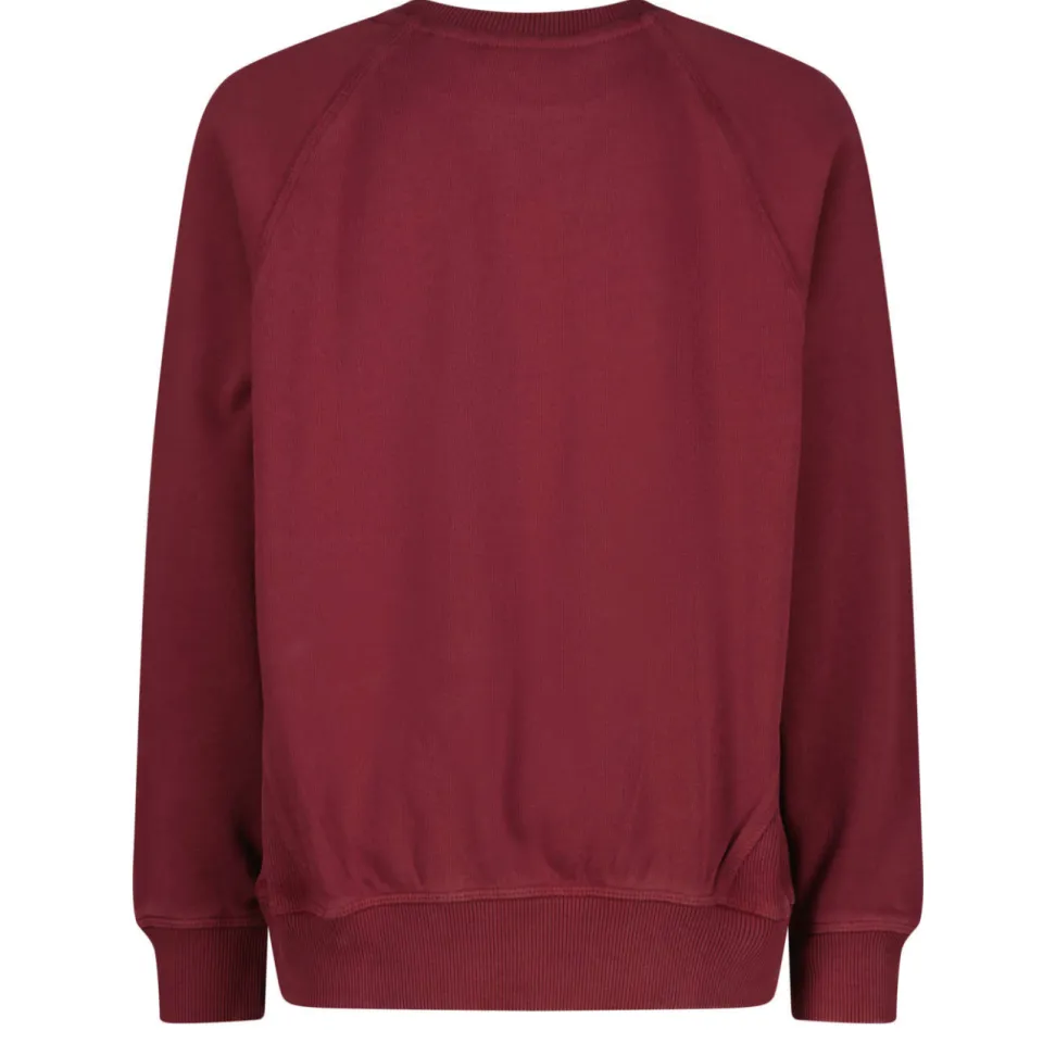 Vingino oversized sweater met print - donkerrood, foto 3