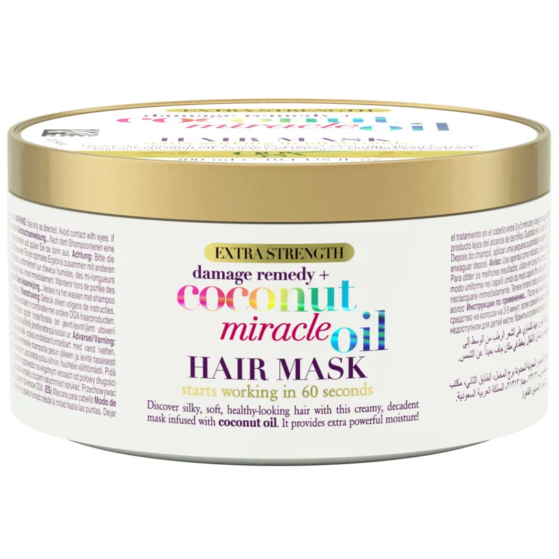 OGX Coconut Miracle Oil Extra Strength Haarmasker - Voor beschadigd haar