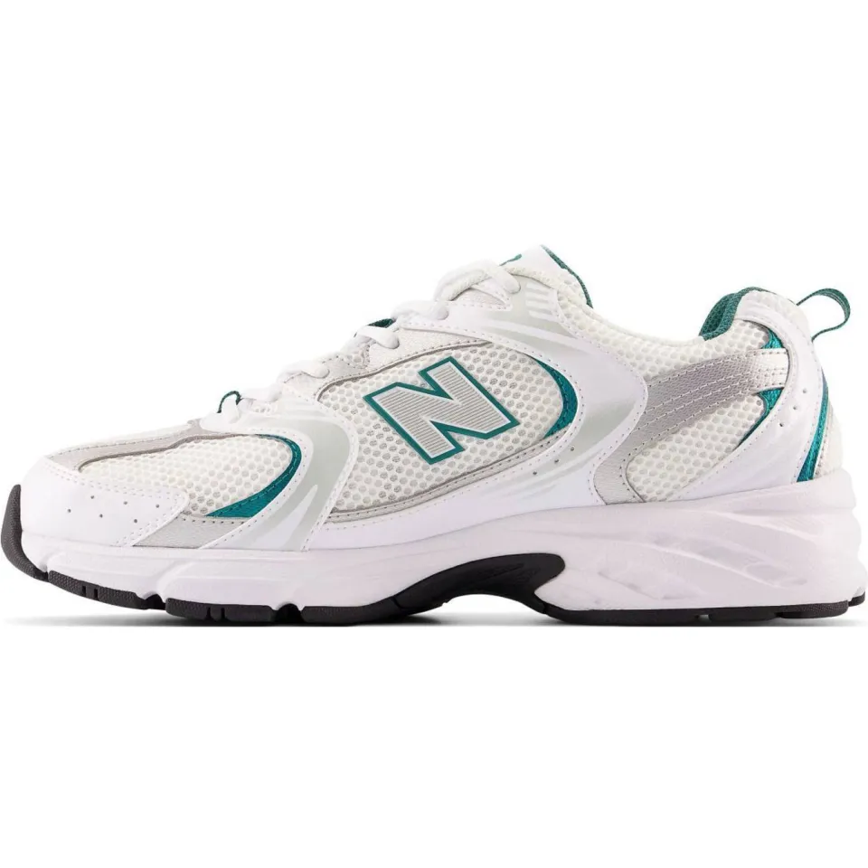 New Balance 530 sneakers - wit/groen/zilver, foto 4